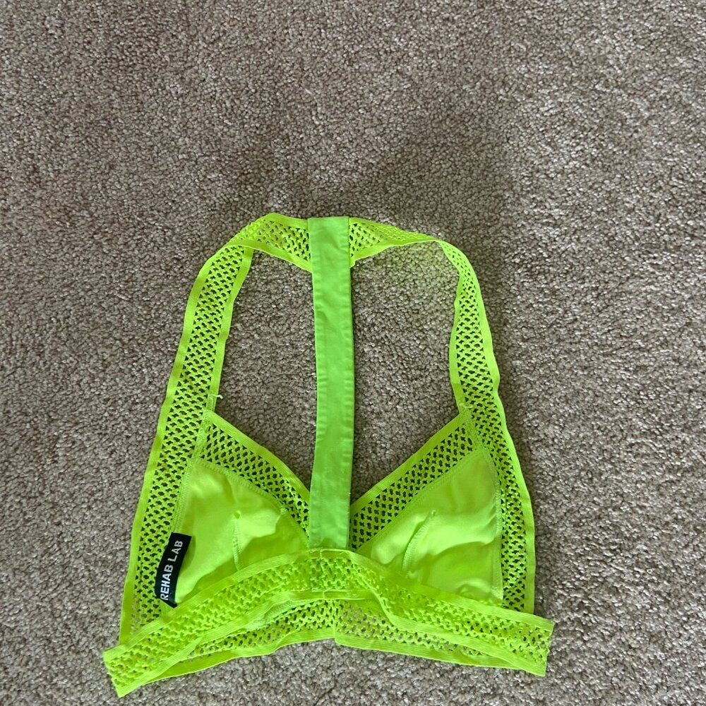 Neon Green Rave Top - Picture 2 of 2